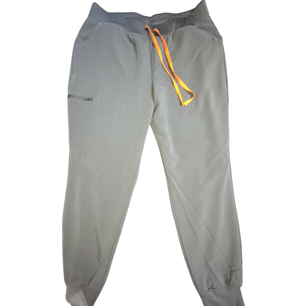 FIGS HW Zamora Jogger Scrub Pants Womens XXL Olive Green W22SW2012 High Waist